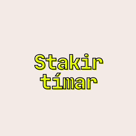 Stakir tímar