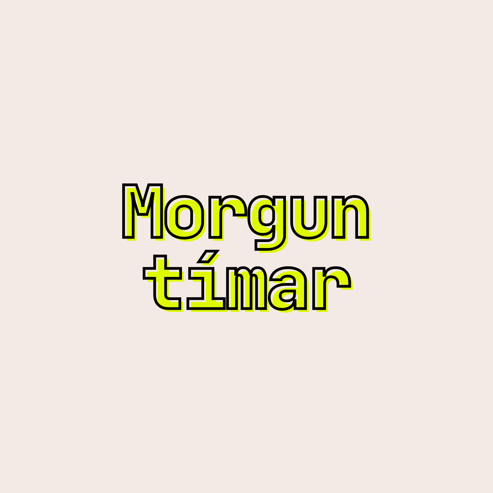 Morguntímar