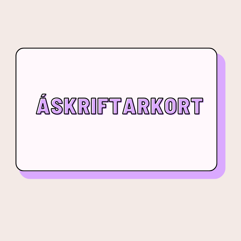 Áskriftarkort #1